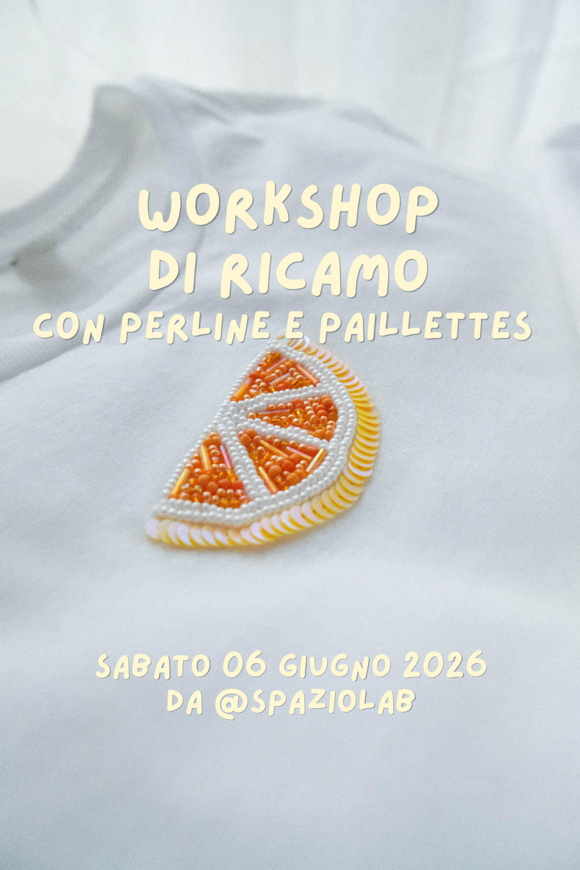Corso di ricamo con perline e paillettes - 06 giugno 2026