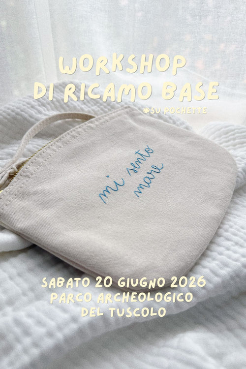 Corso di ricamo base - 20 giugno 2026